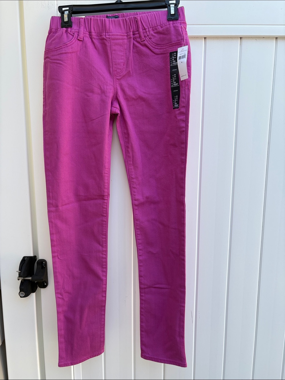 GAP kids Girls Bright Magenta Skinny Pants new size 14